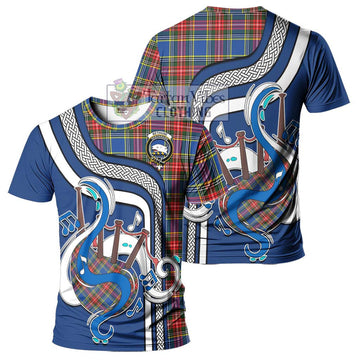 Bethune Tartan T-Shirt with Epic Bagpipe Style