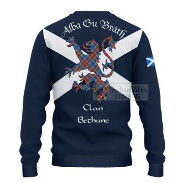 Bethune Tartan Lion Rampant Ugly Sweater Proudly Display Your Heritage with Alba Gu Brath and Clan Name