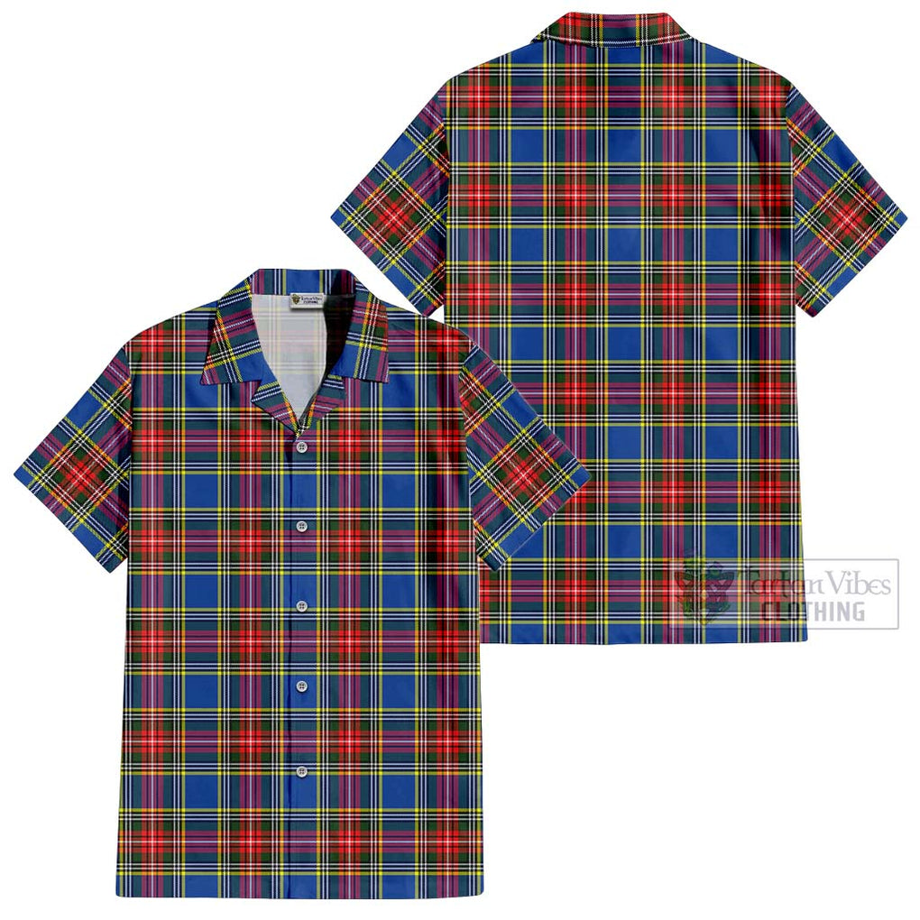 Bethune Tartan Cotton Hawaiian Shirt Kid - Tartanvibesclothing Shop