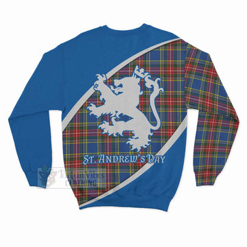 Bethune Family Crest Tartan Sweatshirt Celebrate Saint Andrew's Day in Style