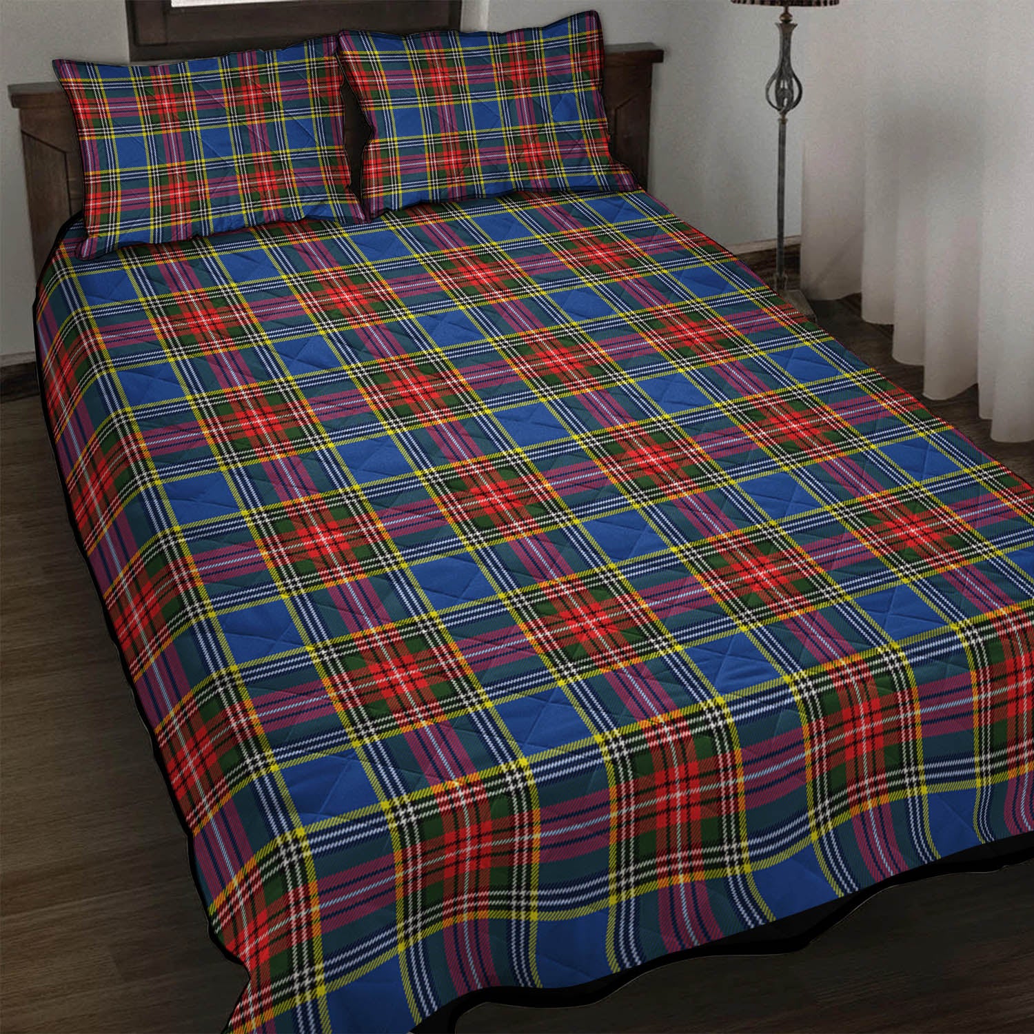 Bethune Tartan Quilt Bed Set - Tartan Vibes Clothing