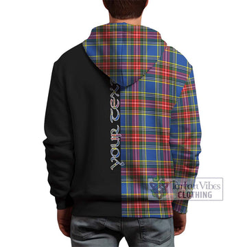 Bethune Tartan Hoodie with Family Crest and Half Of Me Style