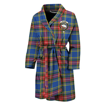 Bethune Tartan Bathrobe with Family Crest