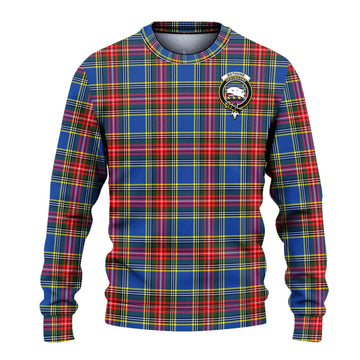 Bethune Tartan Ugly Sweater with Family Crest