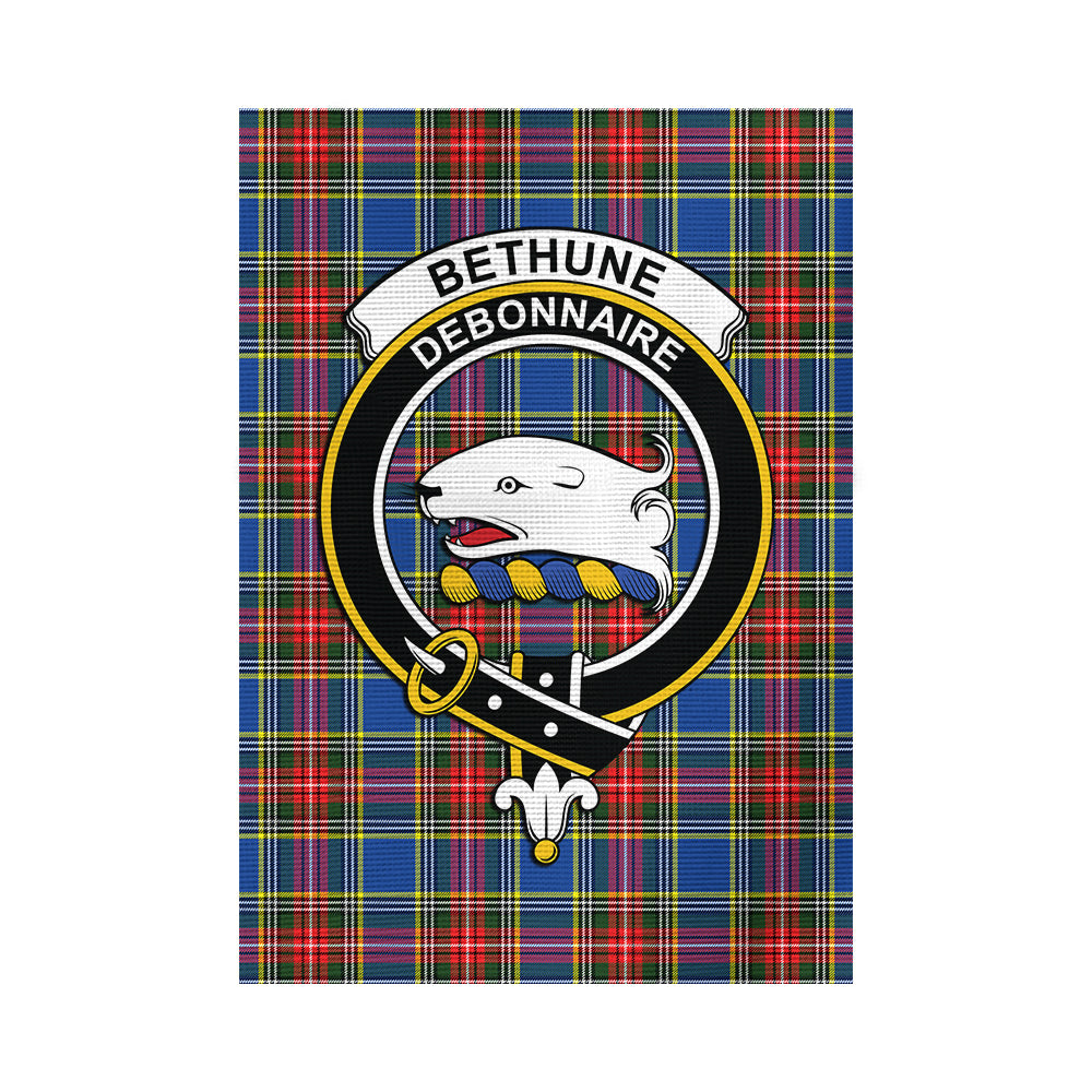 Bethune Tartan Flag with Family Crest - Tartan Vibes Clothing