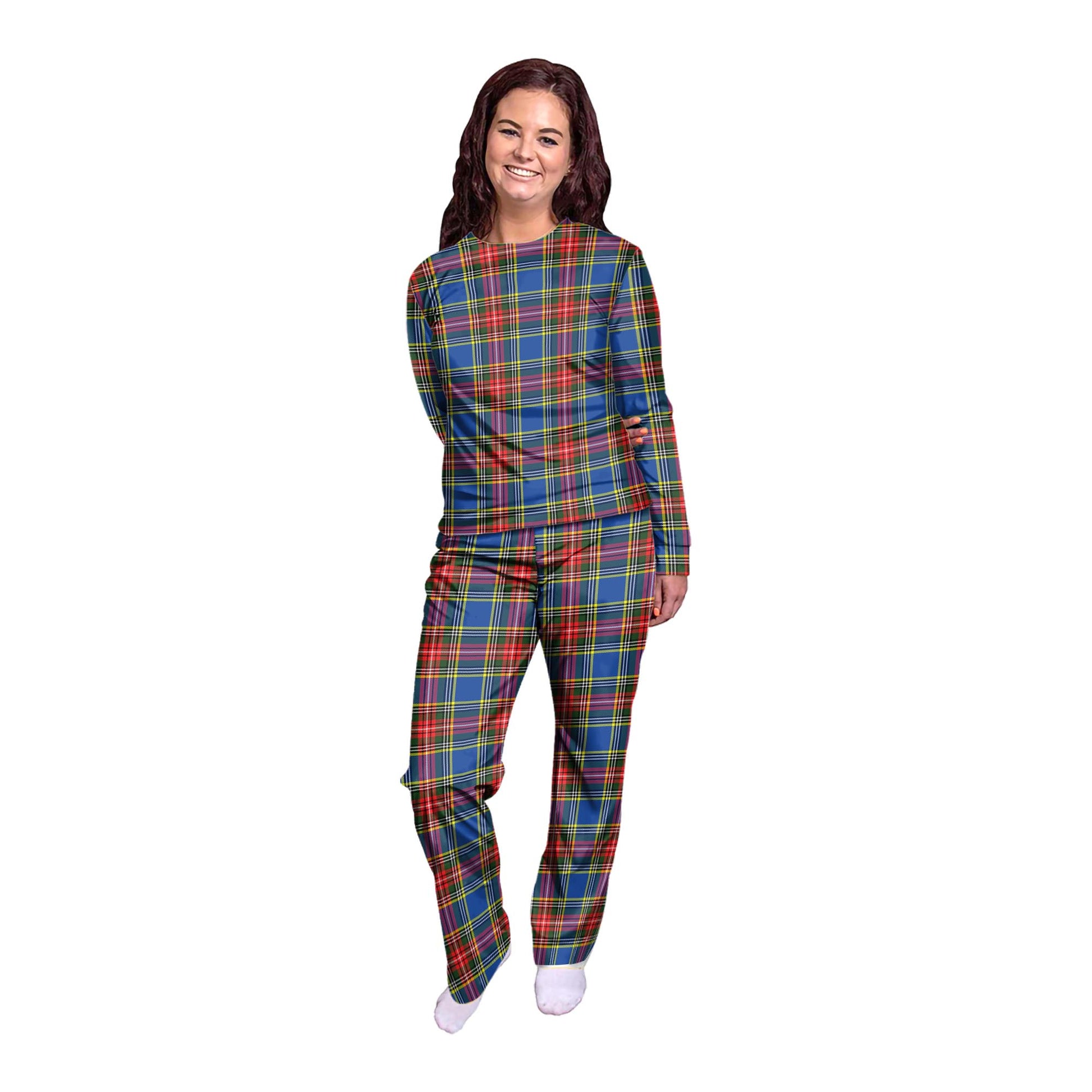 Bethune Tartan Pajamas Family Set - Tartan Vibes Clothing