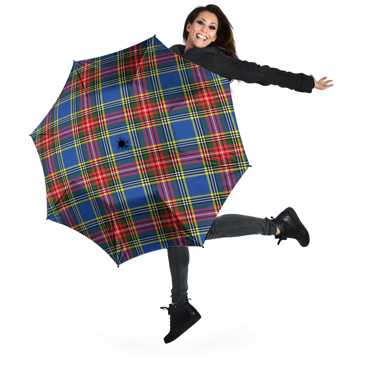 Bethune Tartan Umbrella - Tartanvibesclothing