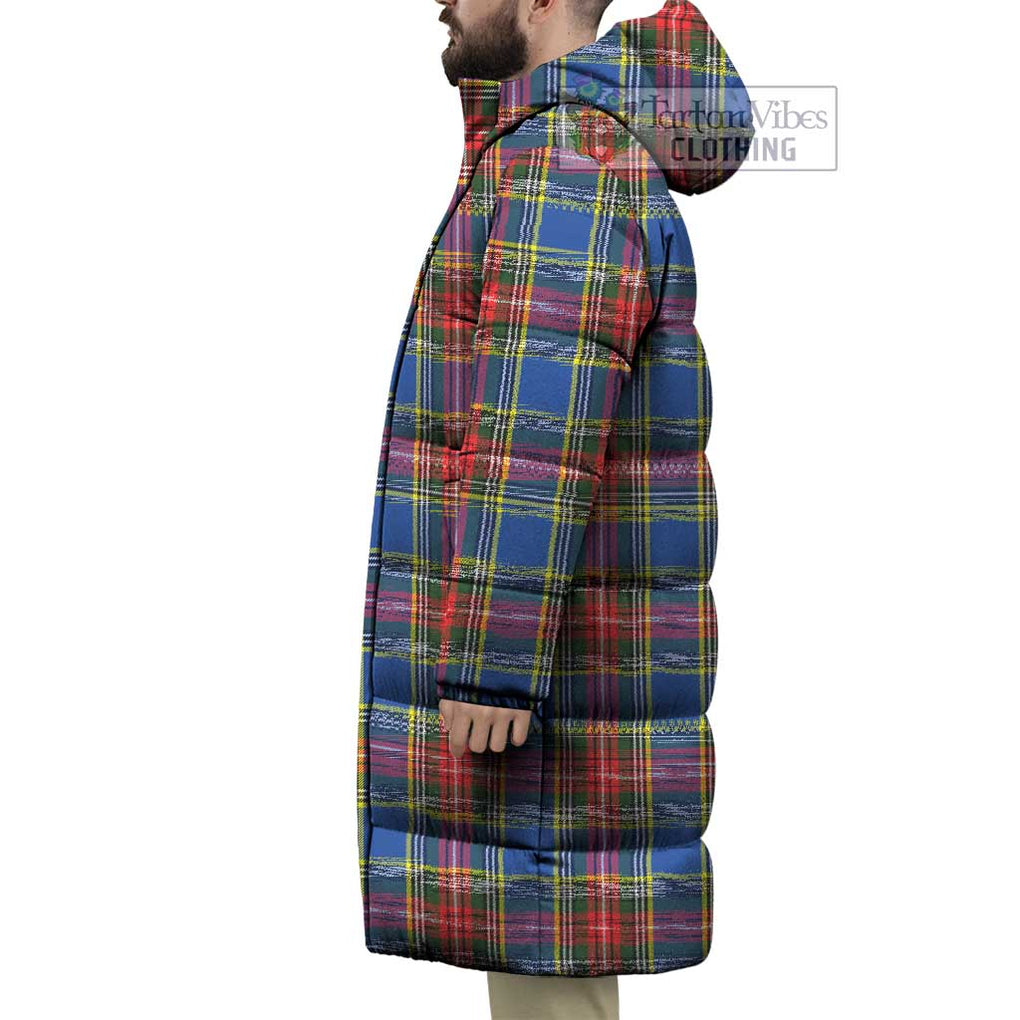 Tartan Vibes Clothing Bethune Tartan Long Down Jacket