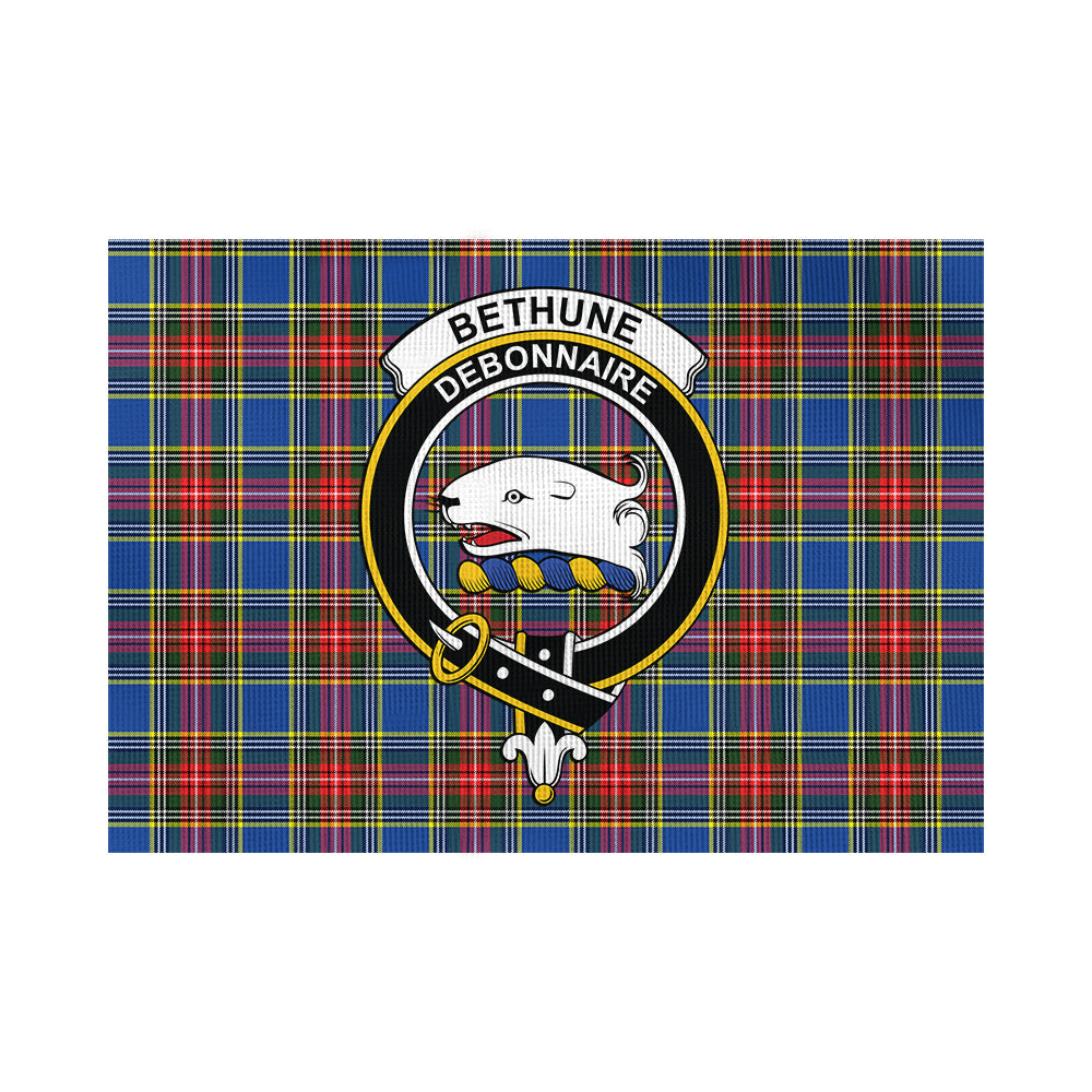 Bethune Tartan Flag with Family Crest - Tartan Vibes Clothing