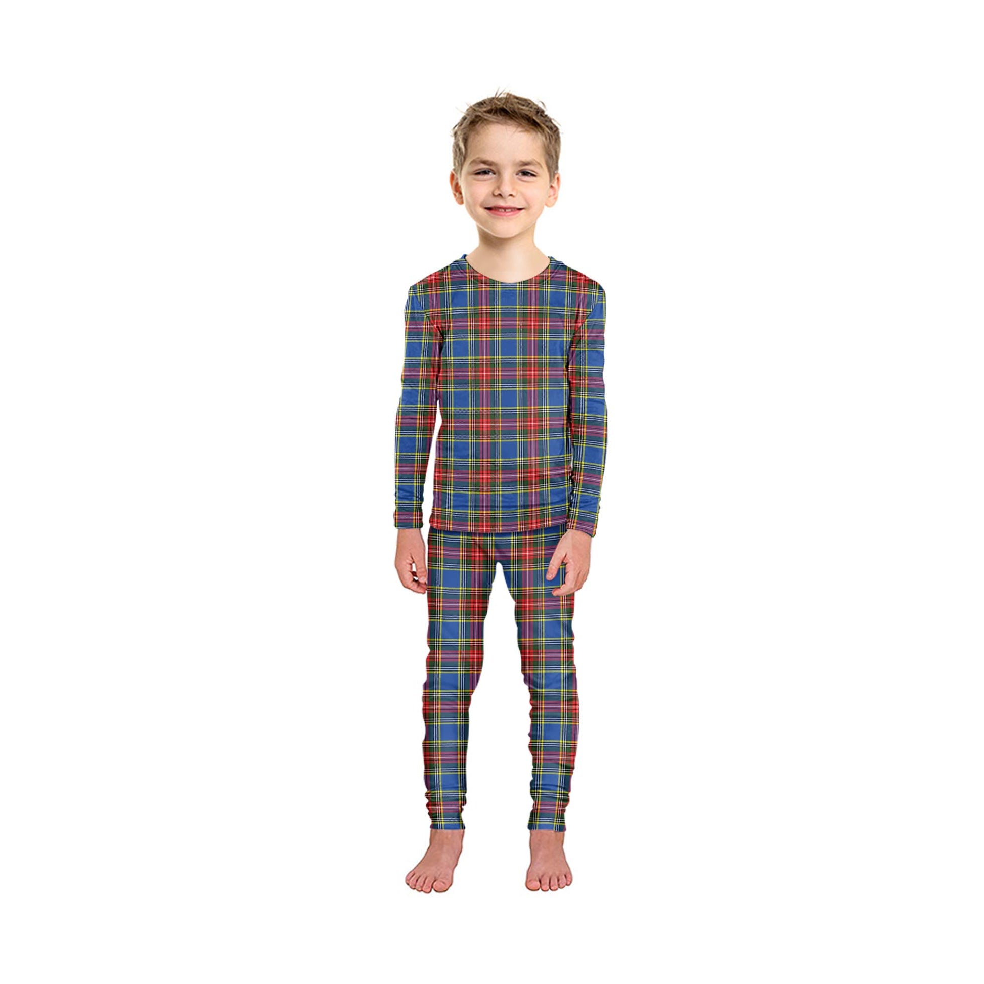 Bethune Tartan Pajamas Family Set - Tartan Vibes Clothing