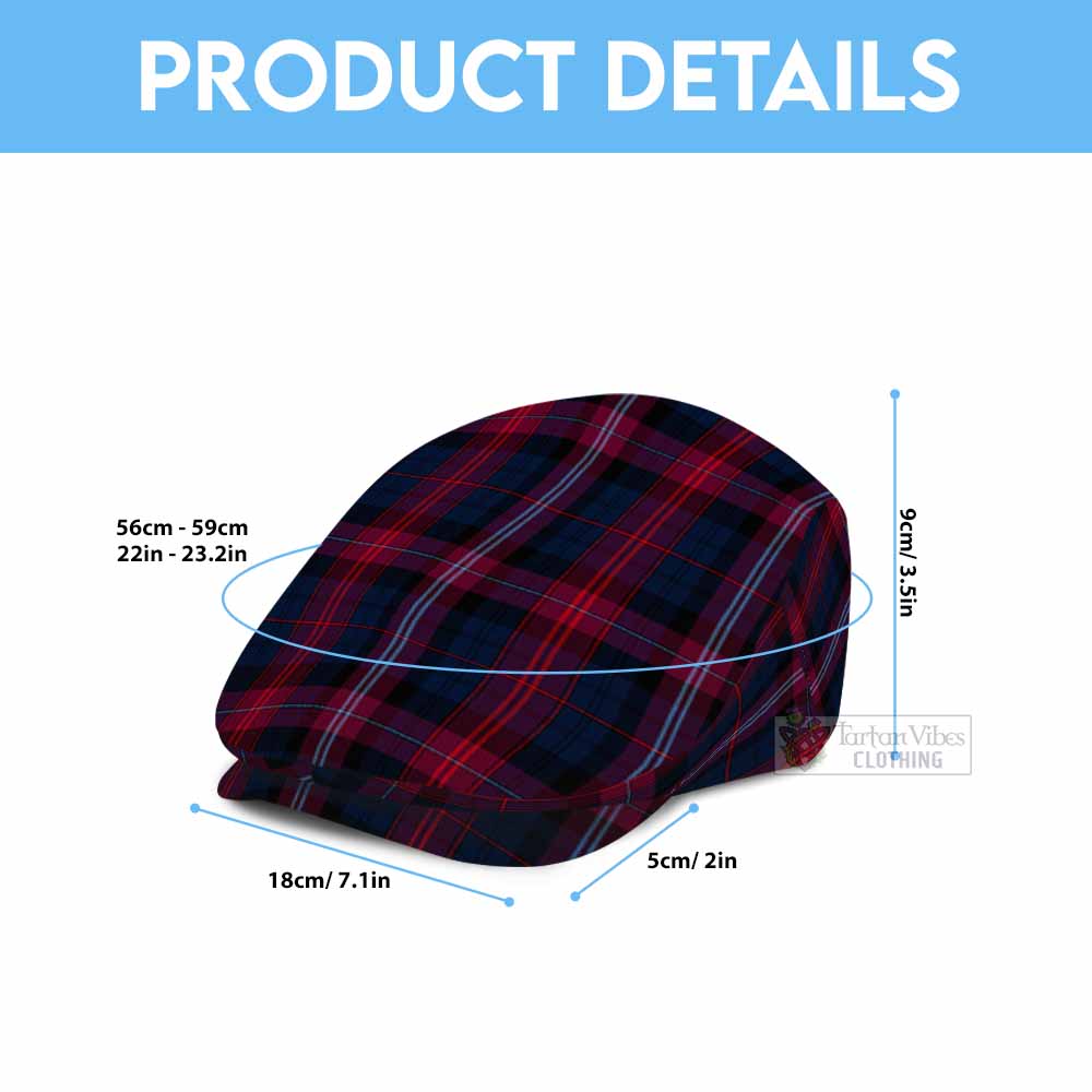 Bevan (Evans) of Wales Tartan Jeff Cap, Tartan Flat Cap - Tartan Vibes Clothing