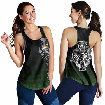 Bevens Irish Clan Women's Racerback Tanks with Coat of Arms Erin Go Bragh Celtic Inspired 4XL - Tartan Vibes Clothing