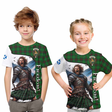 Beveridge Crest Tartan Kid T-Shirt Inspired by the Freedom of Scottish Warrior