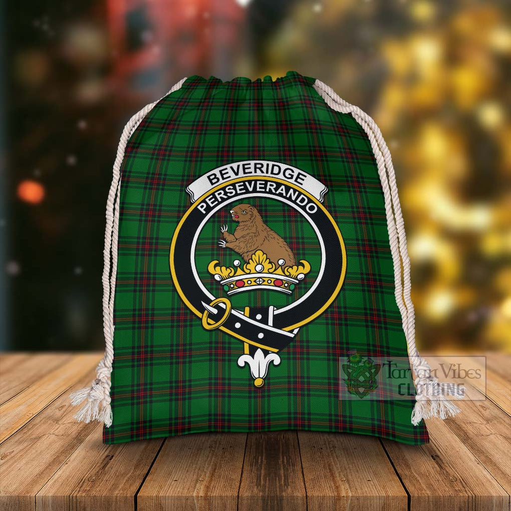 Tartan Vibes Clothing Beveridge Tartan Christmas Santa's Bag with Family Crest