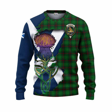 Beveridge Tartan Family Crest Knitted Sweater Scottish Thistle Celtic Inspired Unisex - Tartan Vibes Clothing