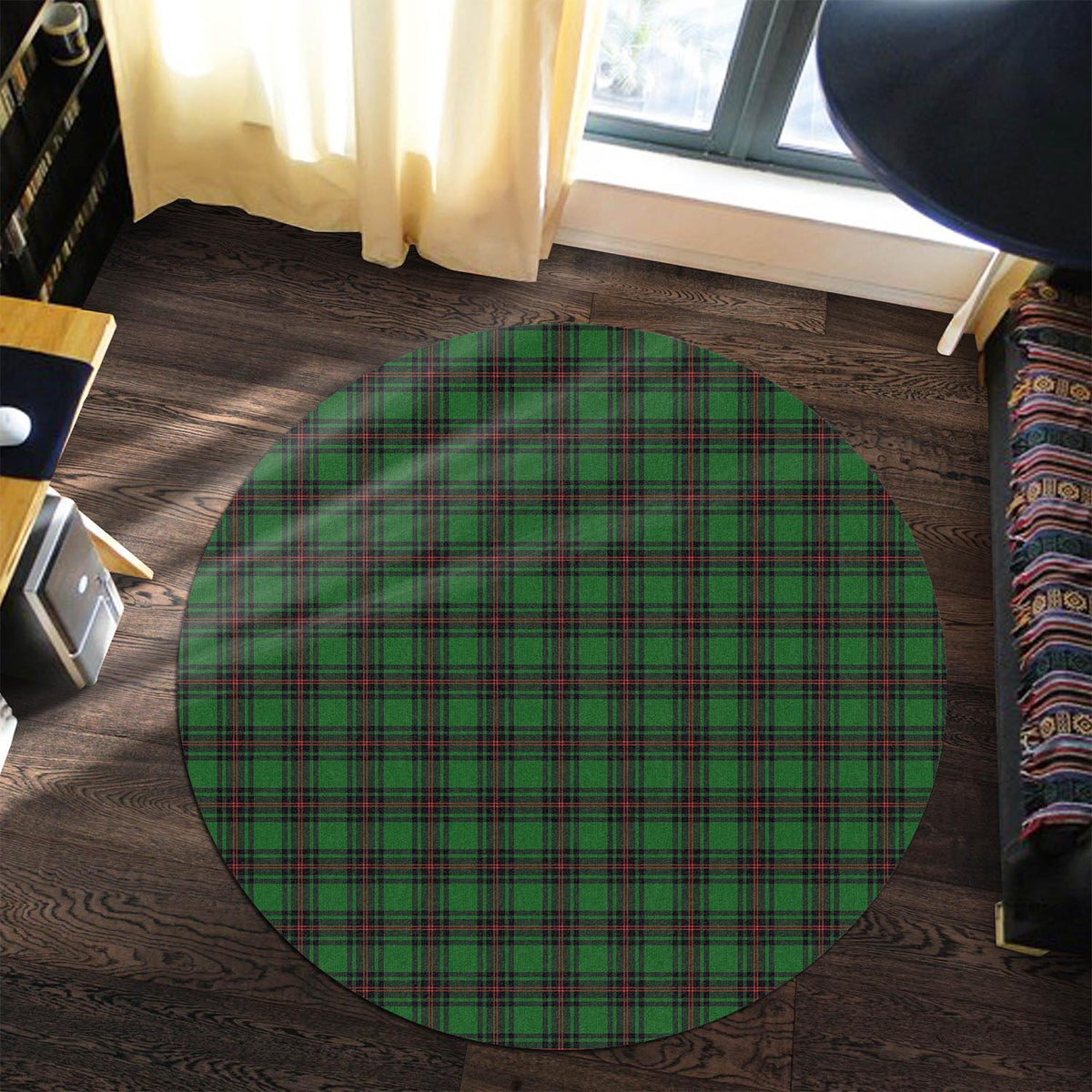 Beveridge Tartan Round Rug Premium Round Rug - Tartan Vibes Clothing
