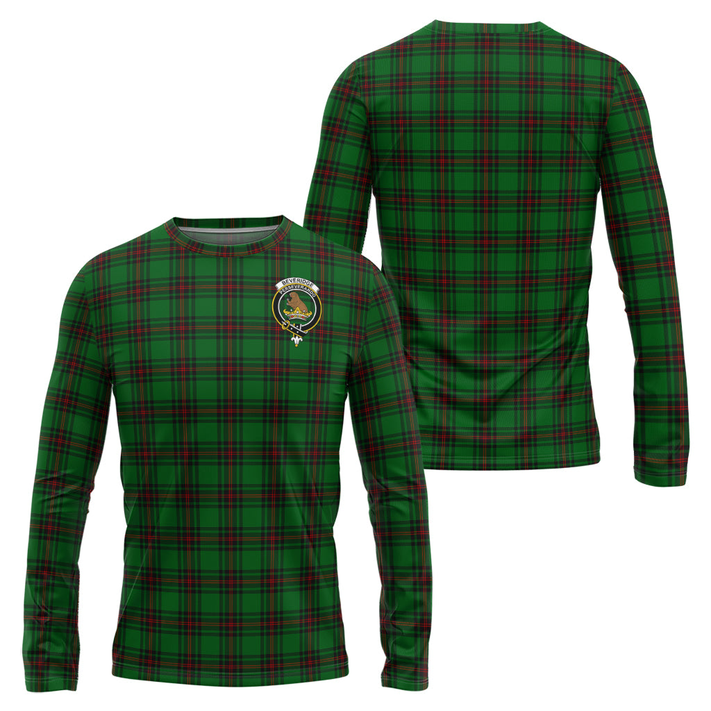 Beveridge Tartan Long Sleeve T-Shirt with Family Crest Unisex - Tartanvibesclothing