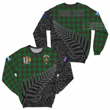 Beveridge Crest Tartan Sweatshirt with New Zealand Silver Fern Half Style