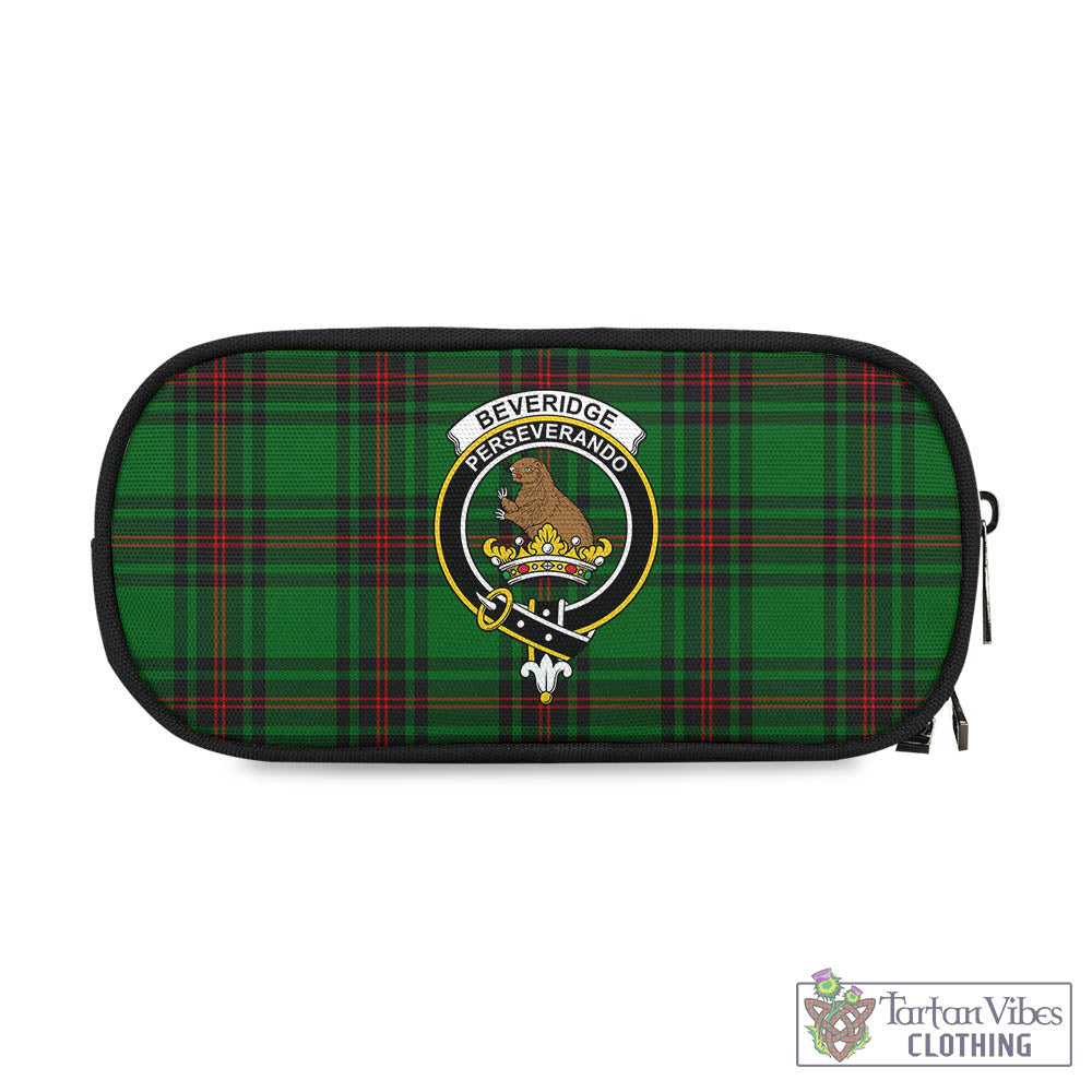 Tartan Vibes Clothing Beveridge Tartan Pen and Pencil Case with Family Crest