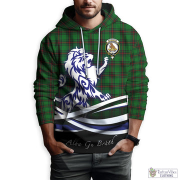 Beveridge Tartan Hoodie with Alba Gu Brath Regal Lion Emblem