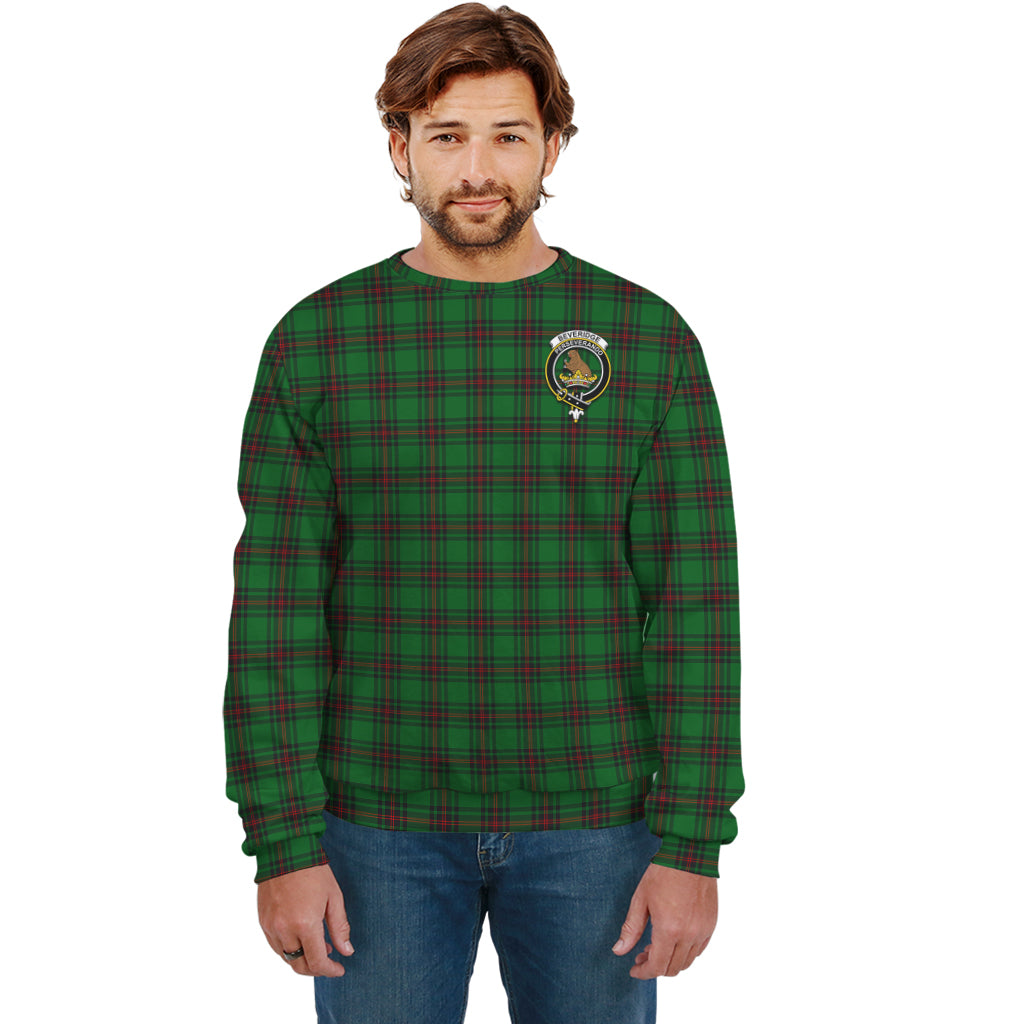 Beveridge Tartan Sweatshirt with Family Crest Unisex - Tartan Vibes Clothing