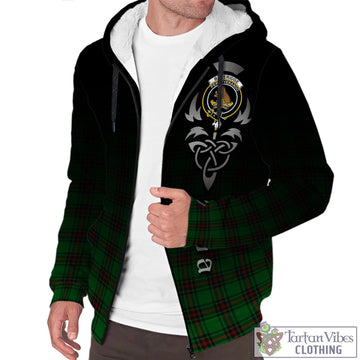 Beveridge Tartan Sherpa Hoodie Featuring Alba Gu Brath Family Crest Celtic Inspired