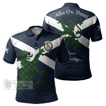 Beveridge Tartan Lion Rampant Polo Shirt Proudly Display Your Heritage with Alba Gu Brath and Clan Name