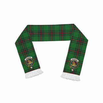 Beveridge Tartan Ruffneck Scarf with Family Crest One Size 67.7*6.7 inches - Tartan Vibes Clothing