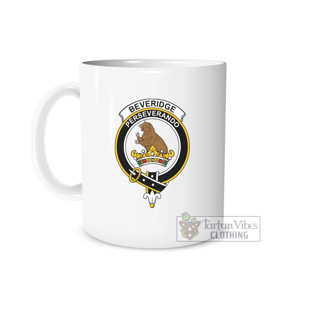 Beveridge Family Crest Ceramic Mug One Size 11oz size - 2D-tartanvibesclothing