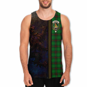 Beveridge Tartan Family Crest Men's Tank Top Alba Gu Brath Be Brave Lion Ancient Style Men - Tartan Vibes Clothing