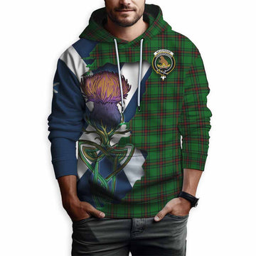 Beveridge Tartan Family Crest Hoodie Scottish Thistle Celtic Inspired Pullover Hoodie - Tartan Vibes Clothing