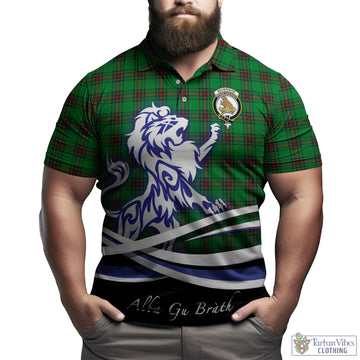 Beveridge Tartan Polo Shirt with Alba Gu Brath Regal Lion Emblem Kid - Tartan Vibes Clothing
