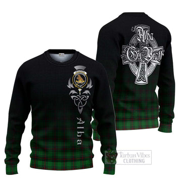 Beveridge Tartan Ugly Sweater Featuring Alba Gu Brath Family Crest Celtic Inspired