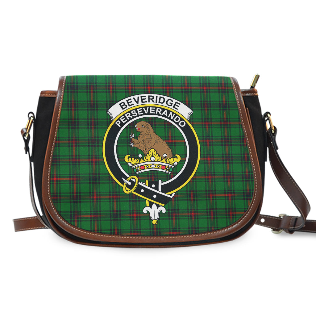 Beveridge Tartan Saddle Bag with Family Crest - Tartan Vibes Clothing