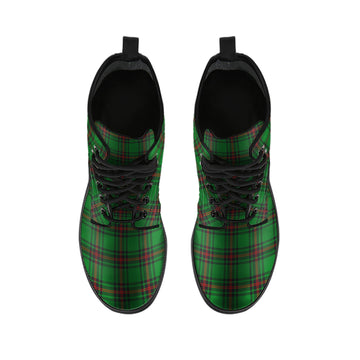 Beveridge Tartan Leather Boots