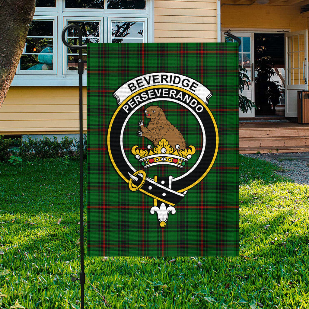 Beveridge Tartan Flag with Family Crest - Tartan Vibes Clothing