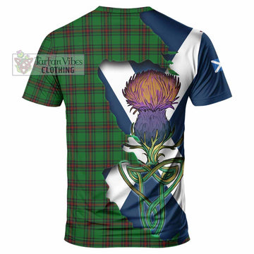 Beveridge Tartan Family Crest T-Shirt Scottish Thistle Celtic Inspired - Tartan Vibes Clothing