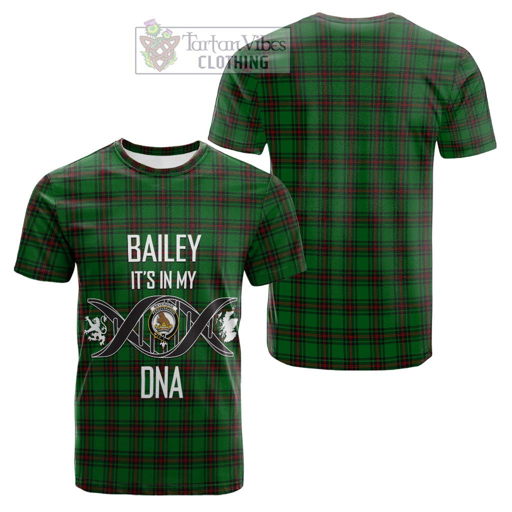 Tartan Vibes Clothing Beveridge Tartan Cotton T-shirt with Family Crest DNA In Me Style