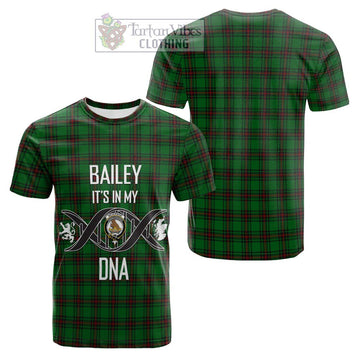 Beveridge Tartan Cotton T-shirt with Family Crest DNA In Me Style