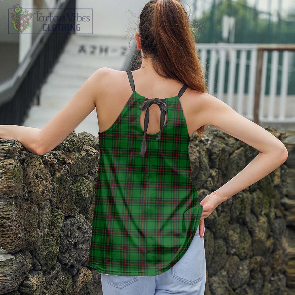 Tartan Vibes Clothing Beveridge Tartan Loose Halter Neck Camisole