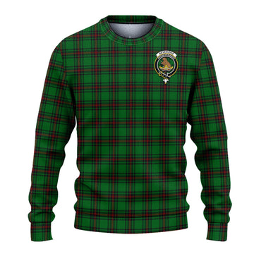 Beveridge Tartan Ugly Sweater with Family Crest