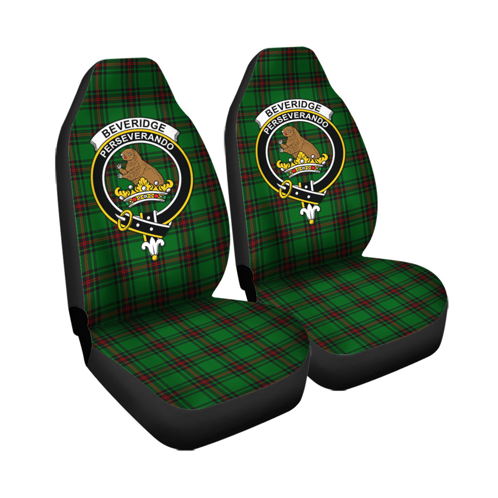 Beveridge Tartan Car Seat Cover with Family Crest - Tartanvibesclothing