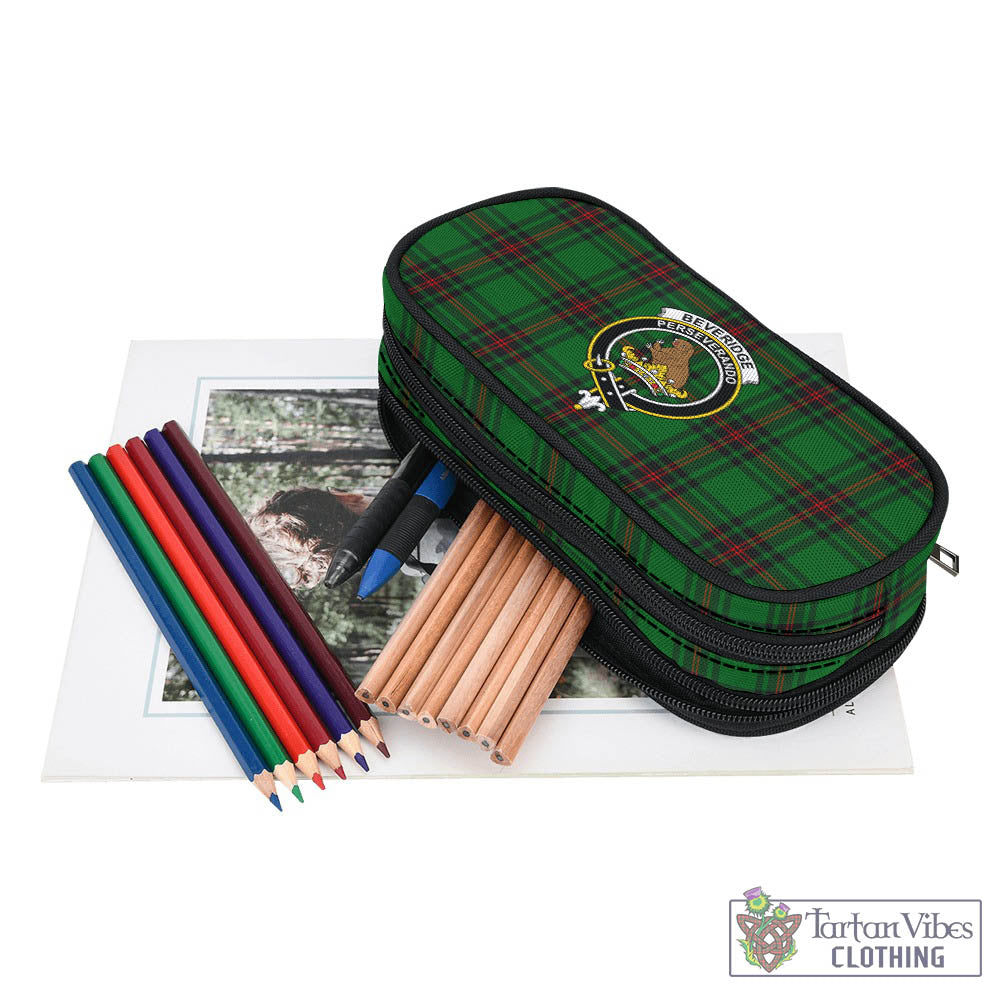 Tartan Vibes Clothing Beveridge Tartan Pen and Pencil Case with Family Crest