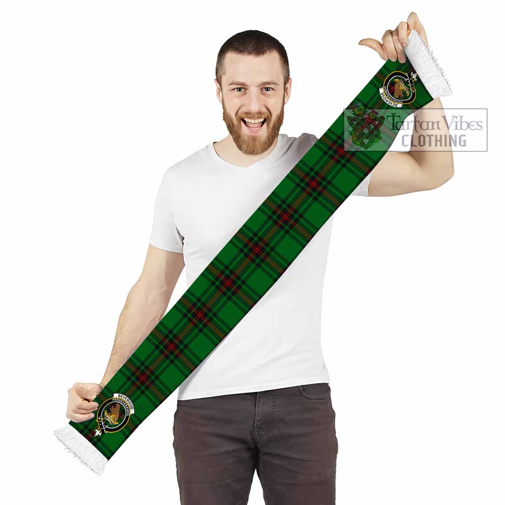 Beveridge Tartan Ruffneck Scarf with Family Crest - Tartan Vibes Clothing