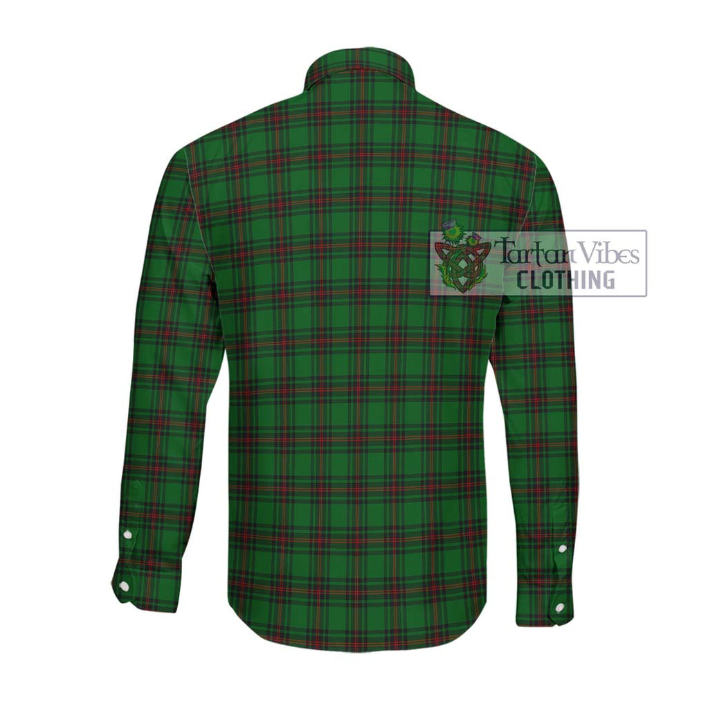 Beveridge Tartan Long Sleeve Button Shirt with Family Crest DNA In Me Style - Tartanvibesclothing Shop