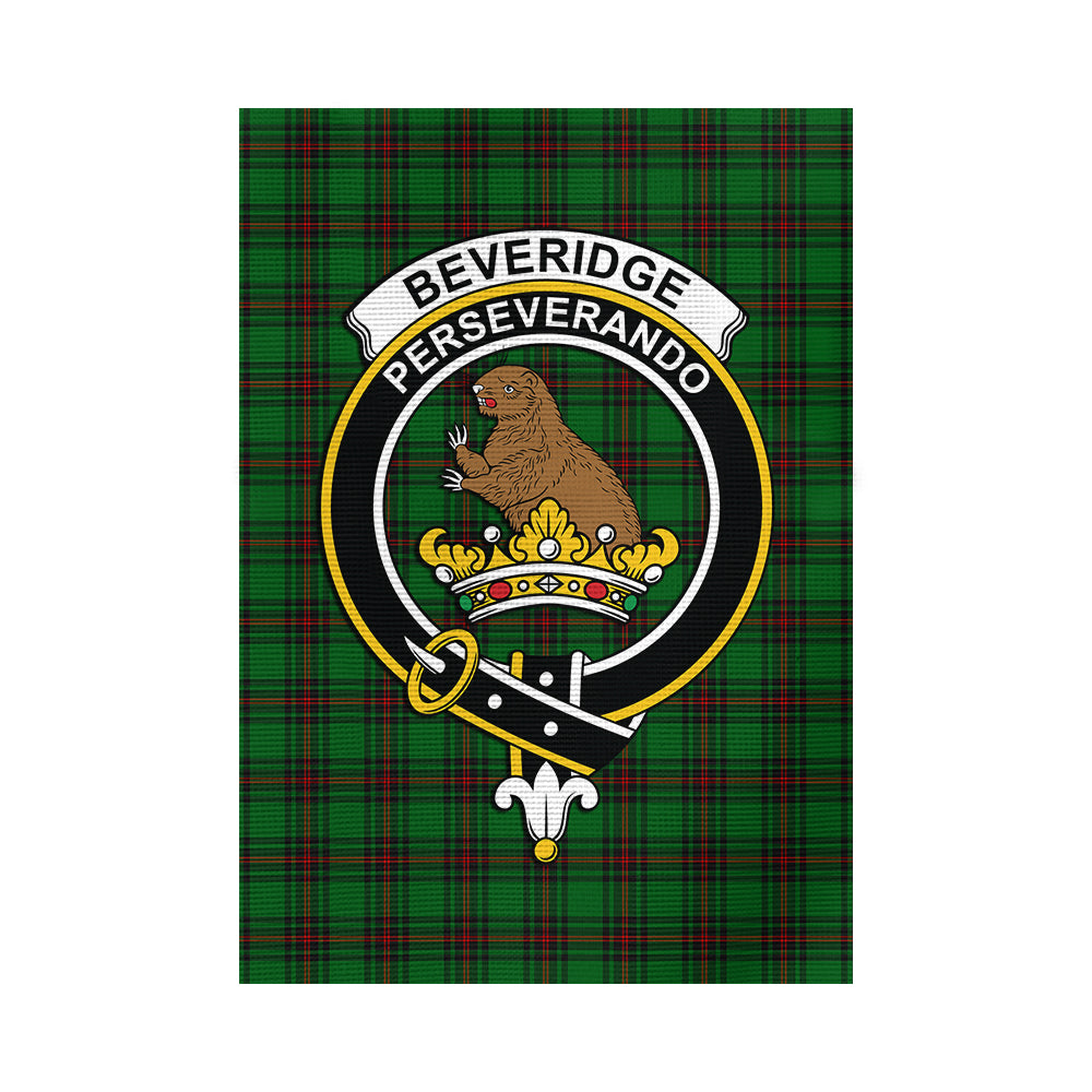 Beveridge Tartan Flag with Family Crest - Tartan Vibes Clothing