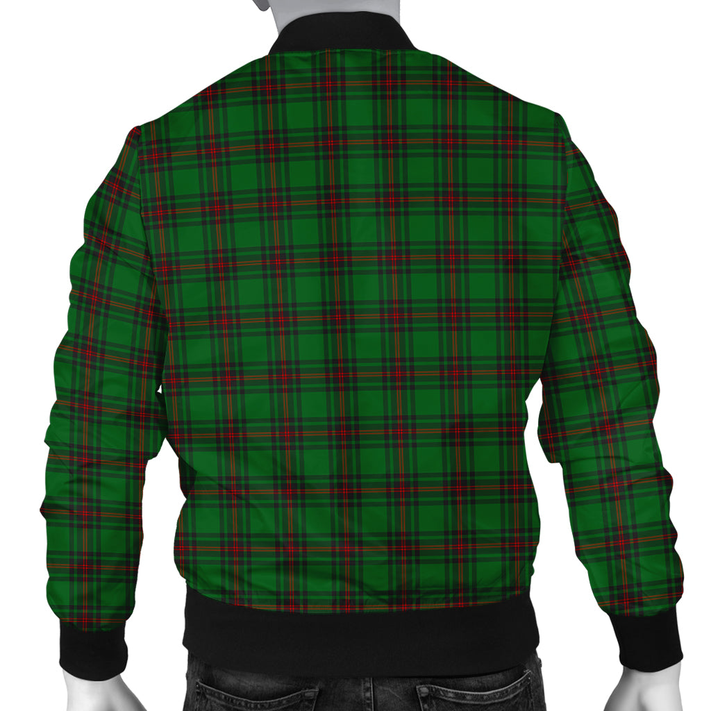 Beveridge Tartan Bomber Jacket with Family Crest - Tartanvibesclothing