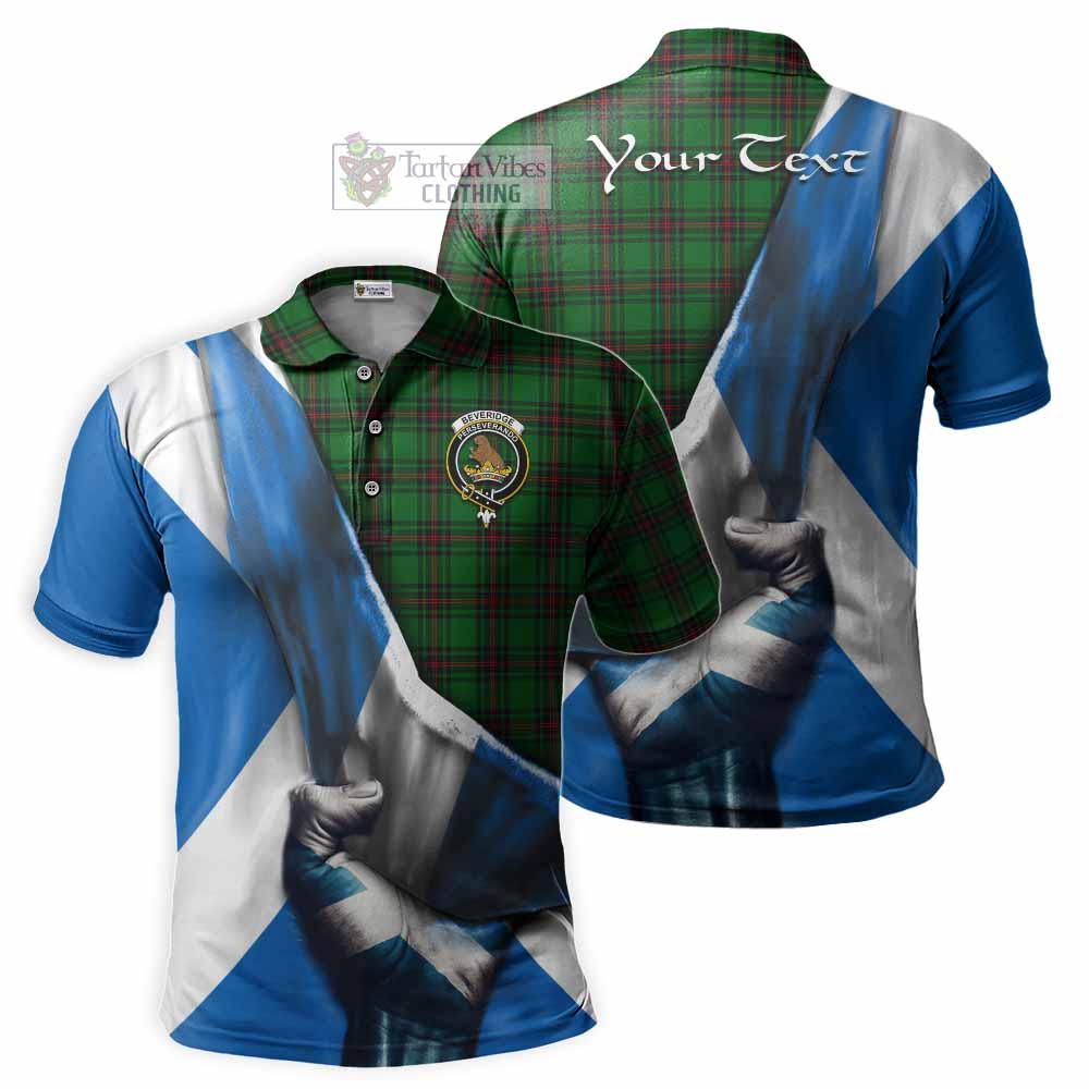 Tartan Vibes Clothing Beveridge Tartan Polo Shirt with Family Crest Scotland Patriotic Style