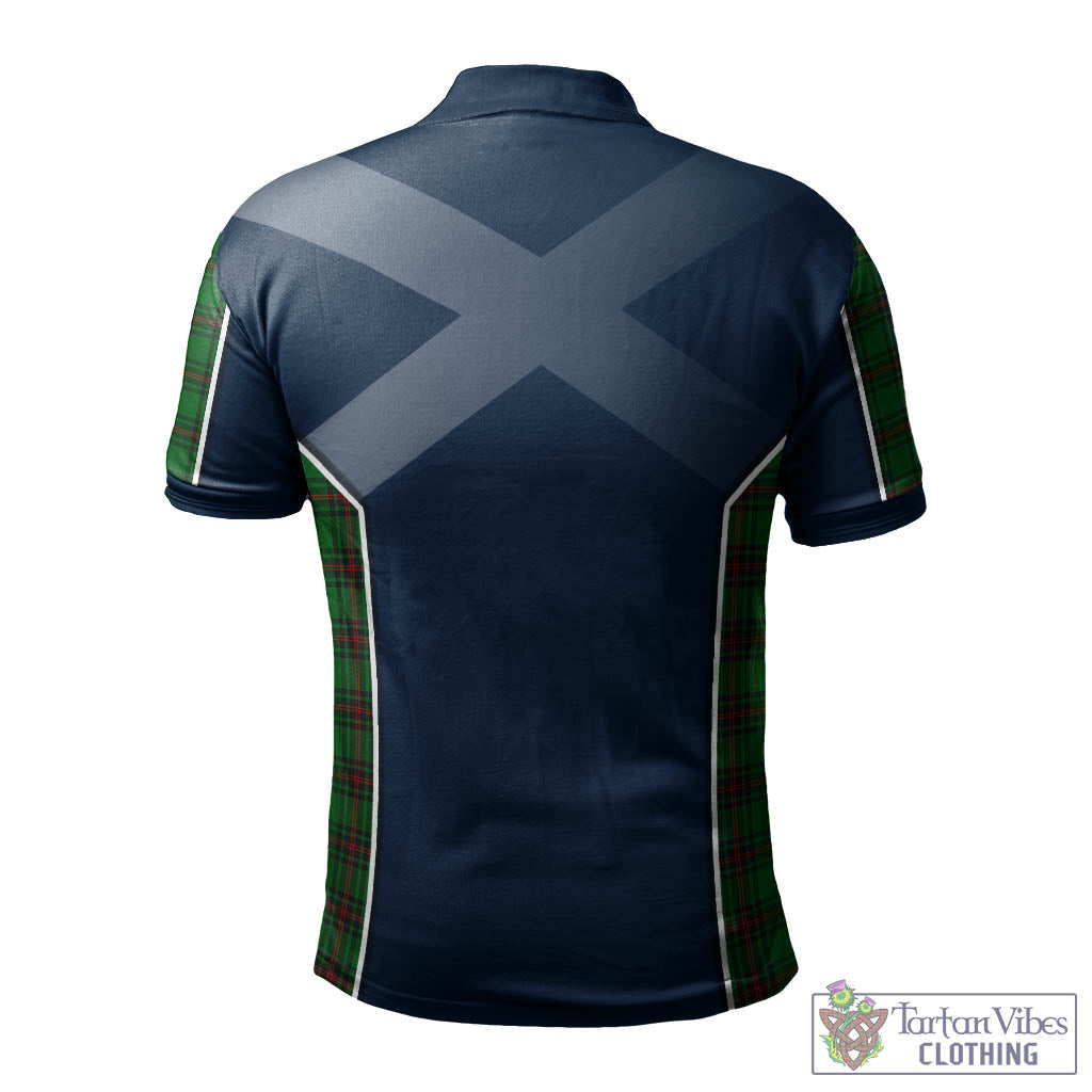 Tartan Vibes Clothing Beveridge Tartan Men's Polo Shirt with Family Crest and Lion Rampant Vibes Sport Style