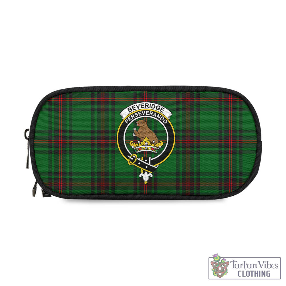 Tartan Vibes Clothing Beveridge Tartan Pen and Pencil Case with Family Crest